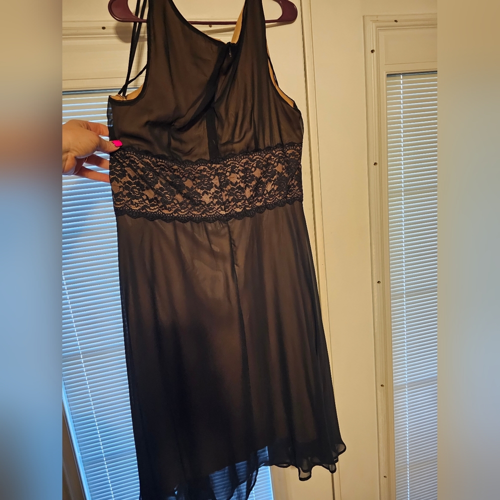 Black evening dress